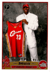 2003 lebron james topps