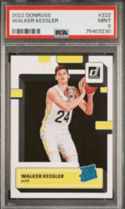 2022 walker kessler donruss rated rookie