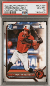 These Are The Top 5 Jackson Holliday Rookie Cards Right Now 