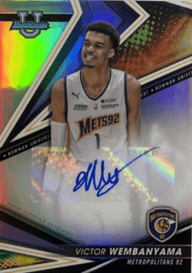 Panini reveals the first Victor Wembanyama rookie basketball card