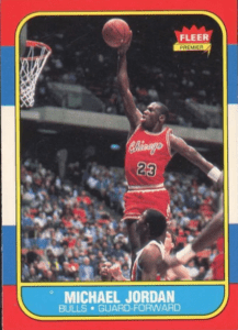 1986-87 Fleer Michael Jordan RC #57