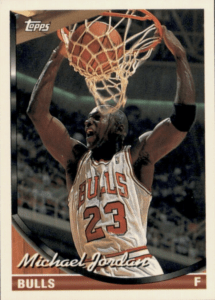 1993-94 Topps Michael Jordan #23 Error Card
