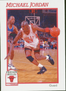 1991-92 NBA Hoops Card #004 No PROTOTYPE Test Sample Michael Jordan Error Rare