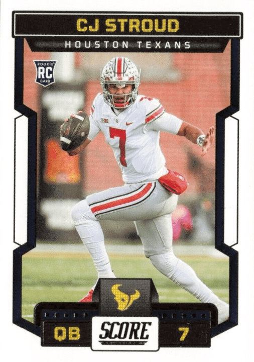 10 Best Rookie Cards from the 2023 Score Football Hobby Box Cardboard