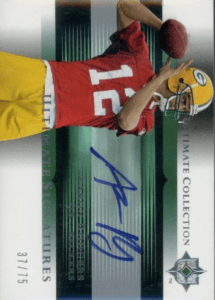 2005 Ultimate Collection Aaron Rodgers RC /75 #USAR