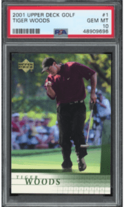 2001 Upper Deck Golf Tiger Woods #1
