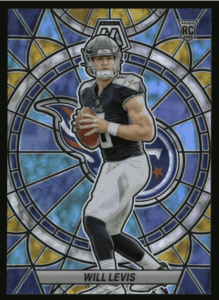 2023 Panini Mosaic Football Will Levis Stained Glass SP RC #SG-24