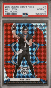 2023 Will Levis Panini Mosaic Draft Picks RC #2