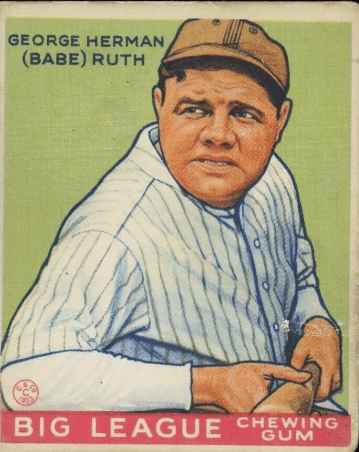 best babe ruth cards
