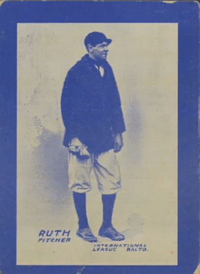 1914 Baltimore News Babe Ruth Minor League Rookie Card