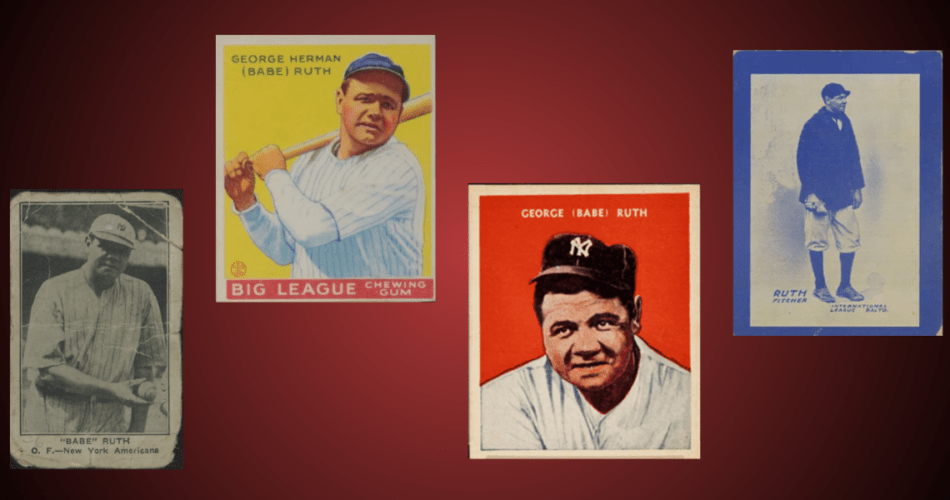 babe ruth cards, values, best cards, collection, topps