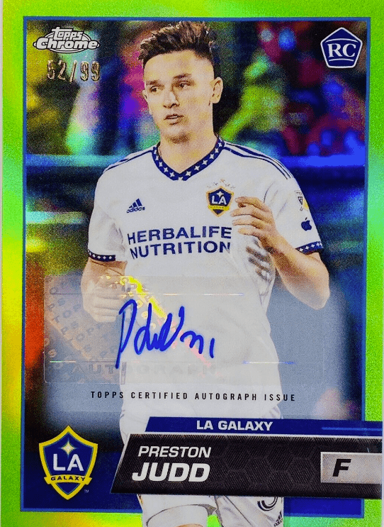 2023 Topps Chrome MLS Major League Soccer Cards Checklist, Key Cards