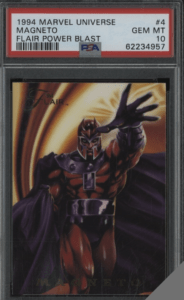 1994 Magneto Marvel Universe Flair Power Blast #4