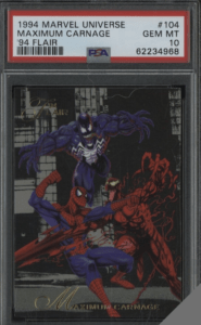 1994 Maximum Carnage Marvel Universe '94 Flair #104