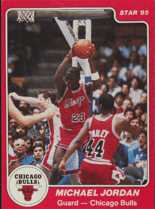 1984 Michael Jordan Star Rookie Card