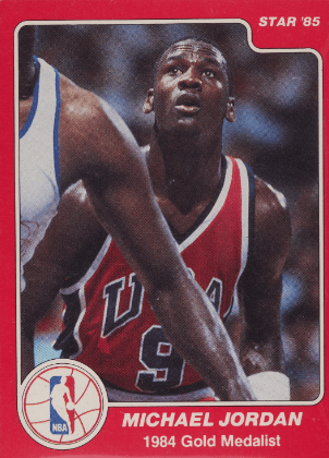 1984 Michael Jordan Star Rookie #195
