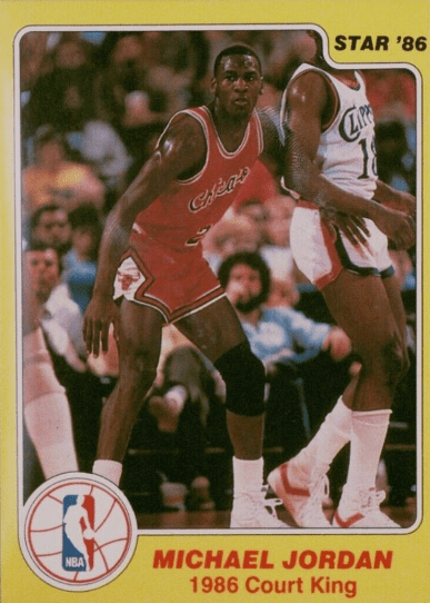 1986 Michael Jordan Star Court Kings