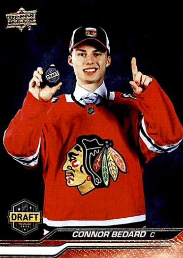 2023 Connor Bedard Upper Deck rookie cards Series 1 NHL Draft SP-1
