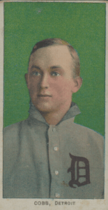1909-11 Ty Cobb T206 Green Portrait