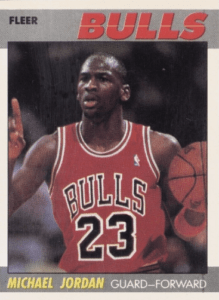 1987 Michael Jordan Fleer 57