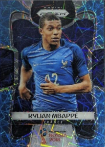 2018 Kylian Mbappe Panini Prizm World Cup card