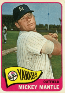 1965 Mickey Mantle Topps 350