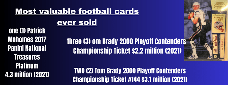 most valuable football cards of all time