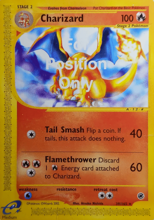 For Position Only Pokemon error card