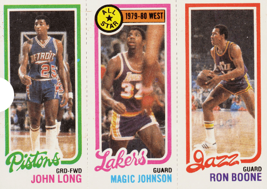 1980 Magic Johnson Topps Rookie Card #18